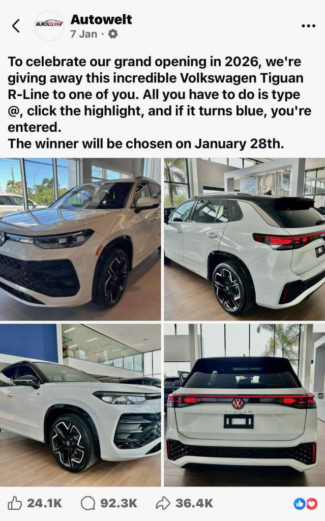 The "@highlight" Giveaway: Why Your Chance to Win a Free Car is Actually a Scam